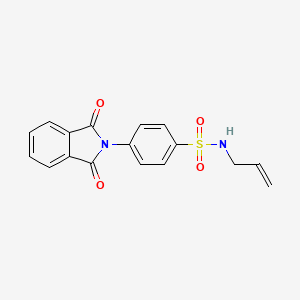 molecular formula C17H14N2O4S B4936529 N-allyl-4-(1,3-dioxo-1,3-dihydro-2H-isoindol-2-yl)benzenesulfonamide CAS No. 5648-44-2