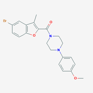 (5-Bromo-3-methyl-1-benzofuran-2-yl)[4-(4-methoxyphenyl)piperazin-1-yl]methanone