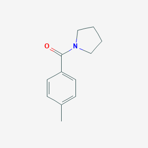 molecular formula C12H15NO B493658 1-(4-Methylbenzoyl)pyrrolidine CAS No. 59746-40-6