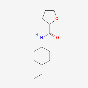 molecular formula C13H23NO2 B4936592 N-(4-ethylcyclohexyl)tetrahydro-2-furancarboxamide 