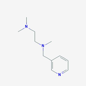 molecular formula C11H19N3 B4936598 N,N,N'-trimethyl-N'-(3-pyridinylmethyl)-1,2-ethanediamine 