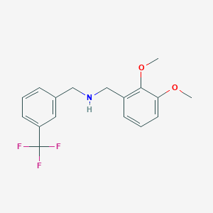 molecular formula C17H18F3NO2 B4936632 (2,3-dimethoxybenzyl)[3-(trifluoromethyl)benzyl]amine 