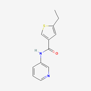 molecular formula C12H12N2OS B4936688 5-ethyl-N-3-pyridinyl-3-thiophenecarboxamide 