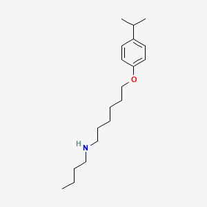 molecular formula C19H33NO B4936765 N-butyl-6-(4-isopropylphenoxy)-1-hexanamine 
