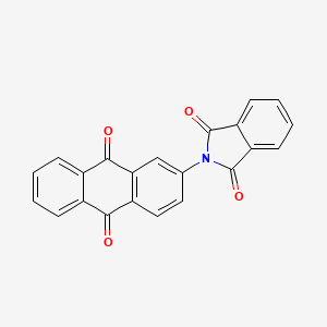 molecular formula C22H11NO4 B4936778 2-(9,10-dioxo-9,10-dihydro-2-anthracenyl)-1H-isoindole-1,3(2H)-dione 