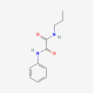 molecular formula C11H14N2O2 B4936795 N-phenyl-N'-propylethanediamide 