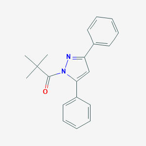 molecular formula C20H20N2O B493700 1-(2,2-dimethylpropanoyl)-3,5-diphenyl-1H-pyrazole 