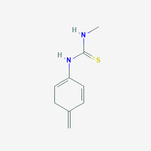 molecular formula C9H12N2S B493712 N-methyl-N'-(4-methylene-1,5-cyclohexadien-1-yl)thiourea 