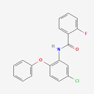 N-(5-chloro-2-phenoxyphenyl)-2-fluorobenzamide