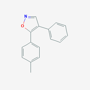 molecular formula C16H13NO B493729 5-(4-Methylphenyl)-4-phenylisoxazole 