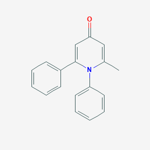 molecular formula C18H15NO B493730 2-Methyl-1,6-diphenylpyridin-4-one 