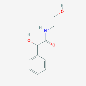 molecular formula C10H13NO3 B493733 2-hydroxy-N-(2-hydroxyethyl)-2-phenylacetamide 