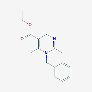 molecular formula C16H20N2O2 B493734 Ethyl 1-benzyl-2,6-dimethyl-1,4-dihydro-5-pyrimidinecarboxylate 