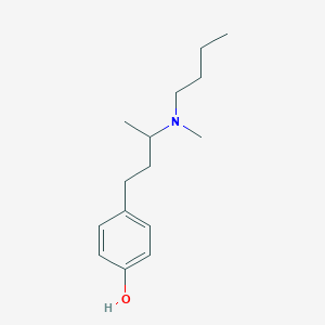 molecular formula C15H25NO B4937436 4-{3-[butyl(methyl)amino]butyl}phenol 