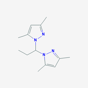 1-[1-(3,5-dimethyl-1H-pyrazol-1-yl)propyl]-3,5-dimethyl-1H-pyrazole