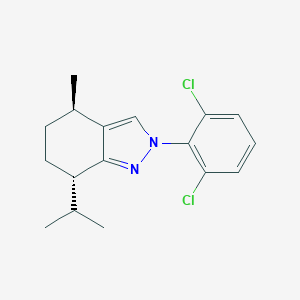 molecular formula C17H20Cl2N2 B493766 2-(2,6-dichlorophenyl)-7-isopropyl-4-methyl-4,5,6,7-tetrahydro-2H-indazole 
