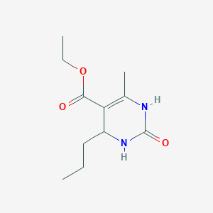 molecular formula C11H18N2O3 B4937687 ethyl 6-methyl-2-oxo-4-propyl-1,2,3,4-tetrahydro-5-pyrimidinecarboxylate CAS No. 198826-87-8