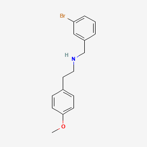 molecular formula C16H18BrNO B4937694 (3-bromobenzyl)[2-(4-methoxyphenyl)ethyl]amine 