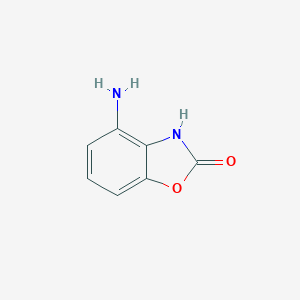molecular formula C7H6N2O2 B049377 4-氨基苯并[d]恶唑-2(3H)-酮 CAS No. 81900-93-8