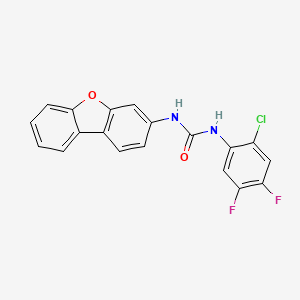 molecular formula C19H11ClF2N2O2 B4937778 N-(2-chloro-4,5-difluorophenyl)-N'-dibenzo[b,d]furan-3-ylurea CAS No. 400753-03-9