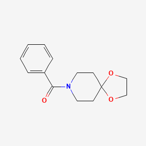molecular formula C14H17NO3 B4937787 8-benzoyl-1,4-dioxa-8-azaspiro[4.5]decane CAS No. 84157-05-1