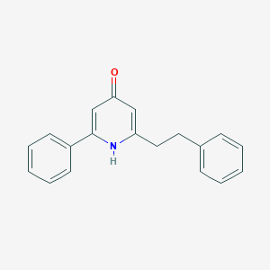 molecular formula C19H17NO B493779 2-phenyl-6-(2-phenylethyl)-4(1H)-pyridinone 