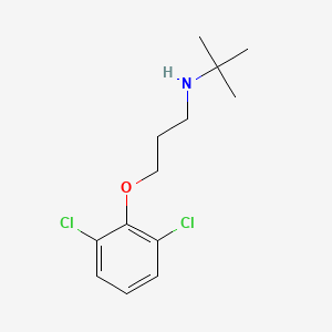 molecular formula C13H19Cl2NO B4937972 N-(tert-butyl)-3-(2,6-dichlorophenoxy)-1-propanamine 