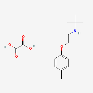 molecular formula C15H23NO5 B4938030 tert-butyl[2-(4-methylphenoxy)ethyl]amine oxalate 