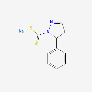 sodium 5-phenyl-4,5-dihydro-1H-pyrazole-1-carbodithioate