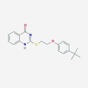 molecular formula C20H22N2O2S B493808 2-[2-(4-tert-butylphenoxy)ethylsulfanyl]-1H-quinazolin-4-one 