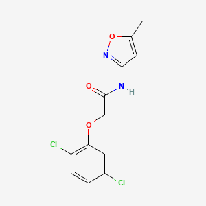 molecular formula C12H10Cl2N2O3 B4938094 2-(2,5-dichlorophenoxy)-N-(5-methyl-3-isoxazolyl)acetamide 