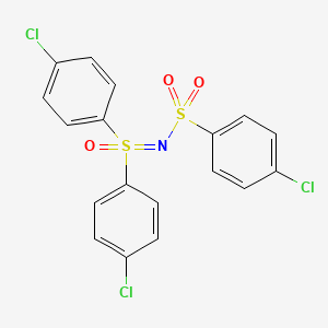 N-[bis(4-chlorophenyl)(oxido)-lambda~4~-sulfanylidene]-4-chlorobenzenesulfonamide