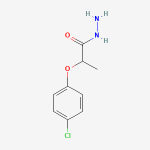 molecular formula C9H11ClN2O2 B4938159 2-(4-chlorophenoxy)propanohydrazide CAS No. 52094-96-9