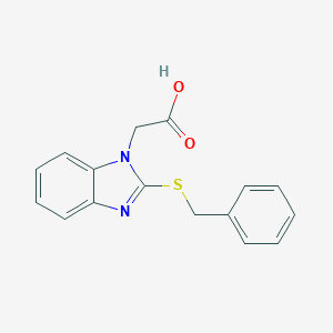 [2-(Benzylthio)-1H-benzimidazol-1-yl]acetic acid