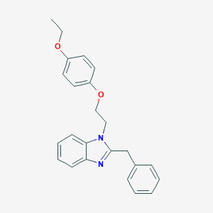 molecular formula C24H24N2O2 B493836 2-benzyl-1-[2-(4-ethoxyphenoxy)ethyl]-1H-benzimidazole 
