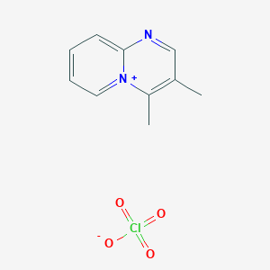 3,4-dimethylpyrido[1,2-a]pyrimidin-5-ium perchlorate