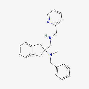 N-benzyl-N-methyl-2-{[(2-pyridinylmethyl)amino]methyl}-2-indanamine