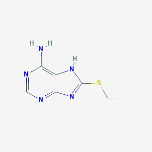 molecular formula C7H9N5S B493861 8-ethylsulfanyl-7H-purin-6-amine CAS No. 500337-60-0