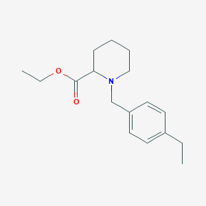 Ethyl 1-[(4-ethylphenyl)methyl]piperidine-2-carboxylate