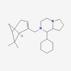 1-cyclohexyl-2-[(6,6-dimethylbicyclo[3.1.1]hept-2-en-2-yl)methyl]octahydropyrrolo[1,2-a]pyrazine