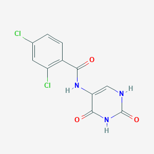 2,4-dichloro-N-(2,4-dioxo-1,2,3,4-tetrahydro-5-pyrimidinyl)benzamide