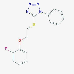 5-{[2-(2-fluorophenoxy)ethyl]sulfanyl}-1-phenyl-1H-tetrazole