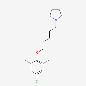 1-[5-(4-chloro-2,6-dimethylphenoxy)pentyl]pyrrolidine