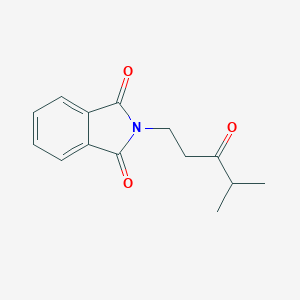 molecular formula C14H15NO3 B493901 2-(4-methyl-3-oxopentyl)-1H-isoindole-1,3(2H)-dione 