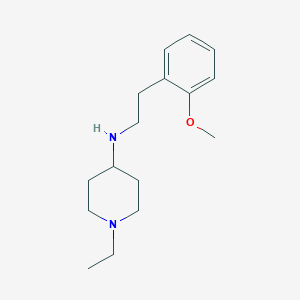 1-ethyl-N-[2-(2-methoxyphenyl)ethyl]-4-piperidinamine