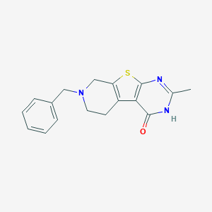 molecular formula C17H17N3OS B493915 11-Benzyl-5-methyl-8-thia-4,6,11-triazatricyclo[7.4.0.02,7]trideca-1(9),2(7),5-trien-3-one 