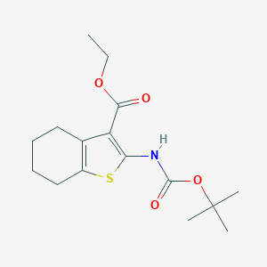 Ethyl 2-[(tert-butoxycarbonyl)amino]-4,5,6,7-tetrahydro-1-benzothiophene-3-carboxylate