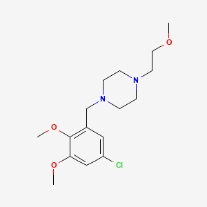 1-(5-chloro-2,3-dimethoxybenzyl)-4-(2-methoxyethyl)piperazine trifluoroacetate