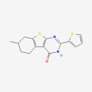 7-methyl-2-(2-thienyl)-5,6,7,8-tetrahydro[1]benzothieno[2,3-d]pyrimidin-4(3H)-one