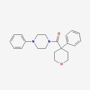 1-phenyl-4-[(4-phenyltetrahydro-2H-pyran-4-yl)carbonyl]piperazine